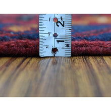 Load image into Gallery viewer, 3&#39;5&quot;x5&#39; Red All Over Design Colorful Afghan Baluch Hand Knotted Pure Wool Oriental Rug FWR319698