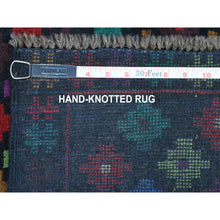 Load image into Gallery viewer, 3&#39;5&quot;x5&#39; Colorful Afghan Baluch All Over Design Hand Knotted Pure Wool Oriental Rug FWR319746