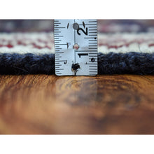 Load image into Gallery viewer, 3&#39;4&quot;x4&#39;6&quot; Blue All Over Design Colorful Afghan Baluch Pure Wool Hand Knotted Rug FWR319800