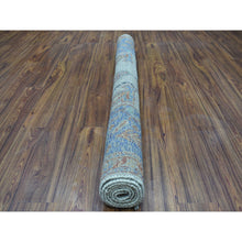 Load image into Gallery viewer, 5&#39;x6&#39;7&quot; Ivory Tribal Design Colorful Afghan Baluch Hand Knotted Pure Wool Oriental Rug FWR320022
