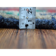 Load image into Gallery viewer, 6&#39;2&quot;x7&#39;3&quot; Gray Tribal Design Colorful Afghan Baluch Hand Knotted Pure Wool Oriental Rug FWR320082