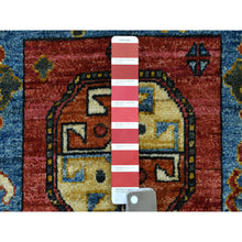 Load image into Gallery viewer, 2&#39;x3&#39; Red Tekke Design Hand Knotted Afghan Ersari Pure Wool Oriental Rug FWR320538