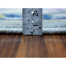 Load image into Gallery viewer, 3&#39;10&quot;x5&#39;5&quot; Colorful Gray Fusion Kazak Pure Wool Geometric Design Hand Knotted Oriental Rug FWR321090