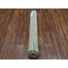 Load image into Gallery viewer, 2&#39;4&quot;x6&#39;3&quot; Gray Green Reversible Kilim Pure Wool Hand Woven Runner Oriental Rug FWR323172
