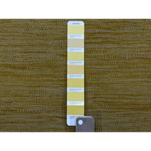 Load image into Gallery viewer, 2&#39;7&quot;x6&#39;5&quot; Yellow Shades Flat Weave Kilim Pure Wool Hand Woven Runner Rug FWR323232
