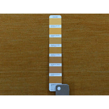 Load image into Gallery viewer, 2&#39;3&quot;x6&#39;4&quot; Gold Shades Reversible Kilim Pure Wool Hand Woven Runner Oriental Rug FWR325494