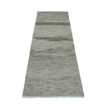 Load image into Gallery viewer, 2&#39;3&quot;x6&#39;4&quot; Natural Shades Reversible Kilim Pure Wool Hand Woven Oriental Runner Rug FWR325506