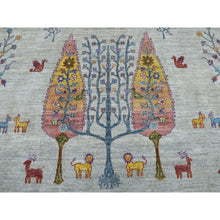 Load image into Gallery viewer, 11&#39;7&quot;x14&#39;8&quot; Oversized Folk Art Willow And Cypress Tree Design Peshawar With Pop Of Color Hand Knotted Oriental Rug FWR325686