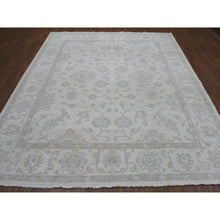 Load image into Gallery viewer, 8&#39;5&quot;x9&#39;7&quot; Ivory Washed Out Peshawar Natural Wool Hand Knotted Oriental Rug FWR326334