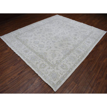 Load image into Gallery viewer, 8&#39;5&quot;x9&#39;7&quot; Ivory Washed Out Peshawar Natural Wool Hand Knotted Oriental Rug FWR326334