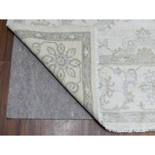 Load image into Gallery viewer, 8&#39;5&quot;x9&#39;7&quot; Ivory Washed Out Peshawar Natural Wool Hand Knotted Oriental Rug FWR326334