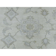 Load image into Gallery viewer, 8&#39;5&quot;x9&#39;7&quot; Ivory Washed Out Peshawar Natural Wool Hand Knotted Oriental Rug FWR326334