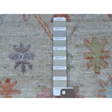 Load image into Gallery viewer, 2&#39;10&quot;x13&#39;6&quot; Gray Angora Oushak With Velvety Wool Runner Hand Knotted Oriental Rug FWR326574
