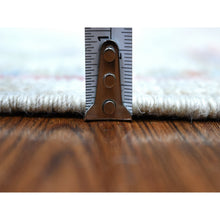 Load image into Gallery viewer, 2&#39;10&quot;x13&#39;6&quot; Gray Angora Oushak With Velvety Wool Runner Hand Knotted Oriental Rug FWR326574