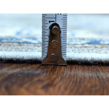 Load image into Gallery viewer, 2&#39;8&quot;x9&#39;7&quot; Gray Hand Knotted Vintage Look Kazak Natural Wool Tribal Design Runner Oriental Rug FWR328050