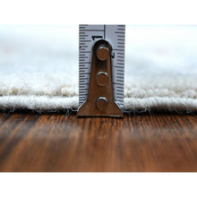 Load image into Gallery viewer, 2&#39;7&quot;x9&#39;7&quot; Ivory Washed Out Peshawar Organic Wool Hand Knotted Runner Oriental Rug FWR330156
