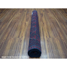 Load image into Gallery viewer, 3&#39;3&quot;x5&#39; Red Afghan Khamyab Natural Dyes Denser Weave with Shiny Wool Hand Knotted Oriental Rug FWR332190