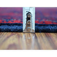 Load image into Gallery viewer, 3&#39;3&quot;x5&#39; Red Afghan Khamyab Natural Dyes Denser Weave with Shiny Wool Hand Knotted Oriental Rug FWR332190