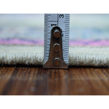 Load image into Gallery viewer, 3&#39;2&quot;x4&#39;10&quot; Colorful Ivory Fusion Kazak Organic Wool Hand Knotted Oriental Rug FWR332412