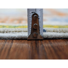 Load image into Gallery viewer, 3&#39;1&quot;x4&#39;10&quot; Colorful Gray Fusion Kazak Organic Wool Hand Knotted Oriental Rug FWR333300