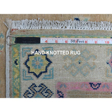 Load image into Gallery viewer, 2&#39;6&quot;x8&#39; Gray Fusion Kazak Pure Wool Hand Knotted Runner Oriental Rug FWR333480