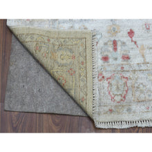 Load image into Gallery viewer, 2&#39;10&quot;x16&#39; Washed Out Gray Angora Oushak Soft To The Touch Wool Pile Hand Knotted Oriental XL Runner Rug FWR336492