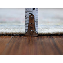 Load image into Gallery viewer, 2&#39;5&quot;x17&#39;1&quot; Shiny Wool Hand Knotted Gray With Soft Color Angora Oushak Oriental XL Runner Rug FWR336690