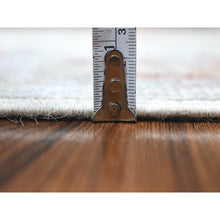 Load image into Gallery viewer, 2&#39;8&quot;x16&#39;1&quot; Gray Angora Oushak With Soft Colors Pure Wool Hand Knotted Oriental XL Runner Rug FWR338862