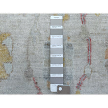 Load image into Gallery viewer, 2&#39;8&quot;x14&#39;1&quot; Gray Angora Oushak, Soft To The Touch Wool Pile Hand Knotted Oriental XL Runner Rug FWR339396