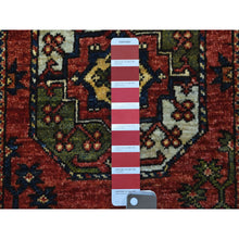 Load image into Gallery viewer, 2&#39;x3&#39; Rust Red Afghan Turkoman Ersari Elephant Feet Design Organic Wool Hand Knotted Oriental Rug FWR341766