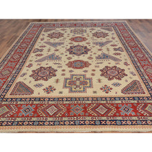 Load image into Gallery viewer, 8&#39;8&quot;x12&#39; Ivory Special kazak Geometric Design Pure wool Hand Knotted Oriental Rug FWR342330