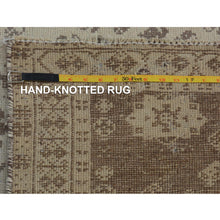 Load image into Gallery viewer, 5&#39;x7&#39;9&quot; Natural Colors Vintage And Worn Down Persian Shiraz Pure Wool Distressed Hand Knotted Oriental Rug FWR343416