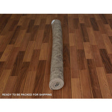 Load image into Gallery viewer, 4&#39;10&quot;x7&#39;10&quot; Earth Tone Colors Old And Worn Down Persian Qashqai Pure Wool Distressed Hand Knotted Oriental Rug FWR343422