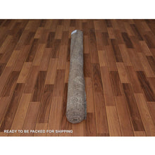 Load image into Gallery viewer, 5&#39;4&quot;x8&#39;1&quot; Beige Worn Down And Old Persian Qashqai Pure Wool Distressed Hand Knotted Oriental Rug FWR343686