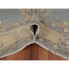 Load image into Gallery viewer, 6&#39;2&quot;x8&#39;10&quot; Gray Angora Oushak With Soft Velvety Wool Hand Knotted Oriental Rug FWR345192