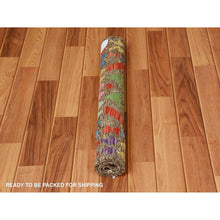 Load image into Gallery viewer, 2&#39;8&quot;x3&#39;8&quot; Colorful Reversible Afghan Kilim Flat weave Pure Wool Hand Woven Oriental Rug FWR345264