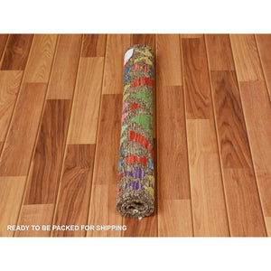 2'8"x3'8" Colorful Reversible Afghan Kilim Flat weave Pure Wool Hand Woven Oriental Rug FWR345264