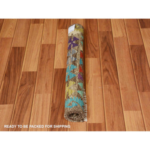 2'7"x3'10" Colorful Reversible Afghan Kilim Flat Weave Pure Wool Hand Woven Oriental Rug FWR345282