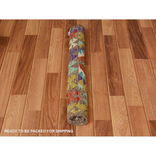 Load image into Gallery viewer, 3&#39;x4&#39; Colorful Reversible Geometric Design Afghan Kilim Flat Weave Pure Wool Hand Woven Oriental Rug FWR345432