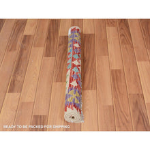 Load image into Gallery viewer, 2&#39;10&quot;x4&#39;2&quot; Colorful Reversible Flat Weave Afghan Kilim Pure Wool Hand Woven Oriental Rug FWR345582
