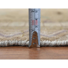 Load image into Gallery viewer, 6&#39;1&quot;x9&#39; Bohemian Persian Shiraz Pure Wool Beige Semi Antique Distressed Hand Knotted Clean Oriental Rug FWR347538