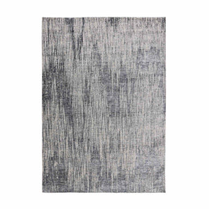 6'x8'9" Gray Fine jacquard Hand Loomed Modern Wool and Art Silk Oriental Rug FWR348048