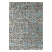 Load image into Gallery viewer, 12&#39;x17&#39;9&quot; Oversized Cypress Tree Design Silk with Textured Wool Hand Knotted Oriental Rug FWR348852