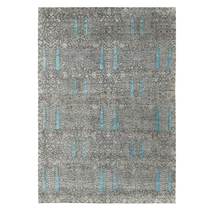 12'x17'9" Oversized Cypress Tree Design Silk with Textured Wool Hand Knotted Oriental Rug FWR348852