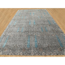 Load image into Gallery viewer, 12&#39;x17&#39;9&quot; Oversized Cypress Tree Design Silk with Textured Wool Hand Knotted Oriental Rug FWR348852