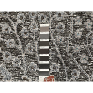 12'x17'9" Oversized Cypress Tree Design Silk with Textured Wool Hand Knotted Oriental Rug FWR348852