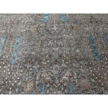 Load image into Gallery viewer, 12&#39;x17&#39;9&quot; Oversized Cypress Tree Design Silk with Textured Wool Hand Knotted Oriental Rug FWR348852