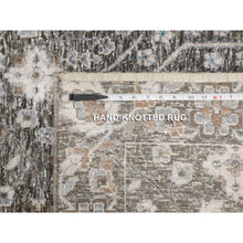 Load image into Gallery viewer, 12&#39;x17&#39;9&quot; Oversized Cypress Tree Design Silk with Textured Wool Hand Knotted Oriental Rug FWR348852