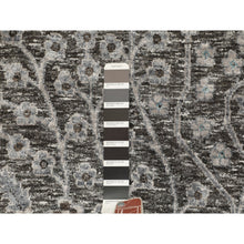 Load image into Gallery viewer, 10&#39;x10&#39; Square Cypress Tree Design Silk with Textured Wool Hand Knotted Oriental Rug FWR348960