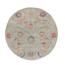 Load image into Gallery viewer, Round Oriental Rug, Carpets, Handmade, Montana USA.